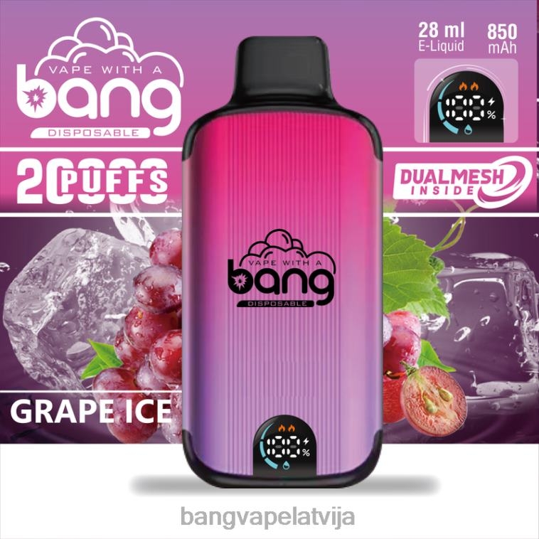 6420L3 Bang Vape Digital Smart Screen 20 000 uzpūtienu vienreizējās lietošanas | Vape Gang Latvija