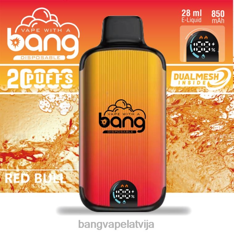 6420L3 Bang Vape Digital Smart Screen 20 000 uzpūtienu vienreizējās lietošanas | Vape Gang Latvija