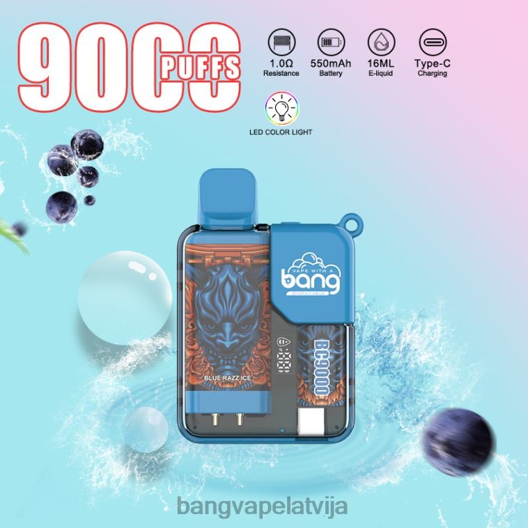 6420L6 Bang Vape Box BC9000 iepildīts 16 ml vienreizējās lietošanas | Bang Disposable Vape Flavors