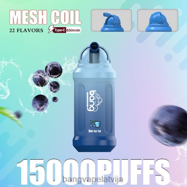 6420L1 Bang Vape 15000 uzpūtienu vienreizējās lietošanas | Bang Vape Latvija