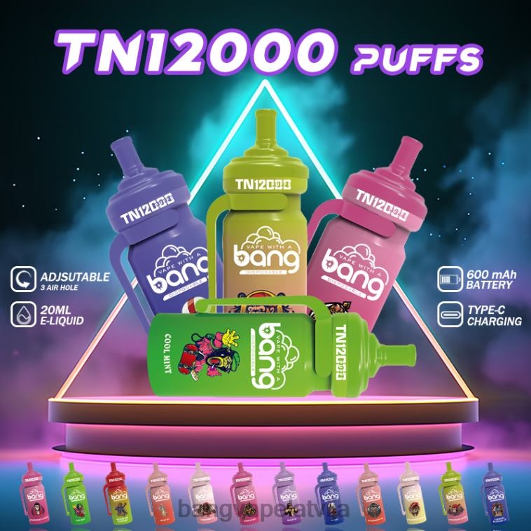 6420L5 Bang Vape TN12000 pods ar sieta spoli vienreizējās lietošanas | Bang Vape Disposable