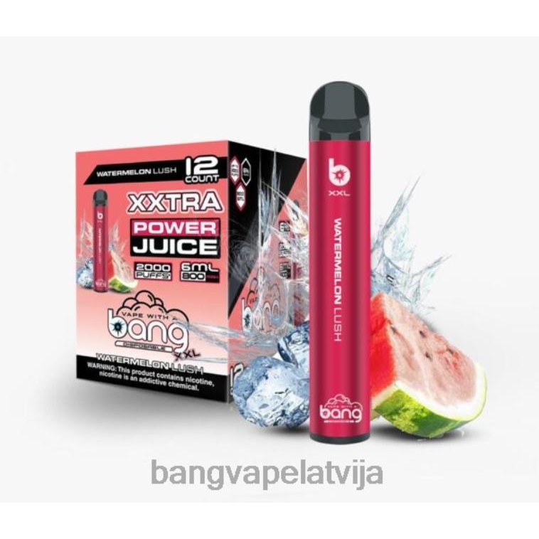 6420L26 Bang Vape XXL 2000 uzpūtienu arbūzs sulīgs | Bang Disposable Vape Flavors